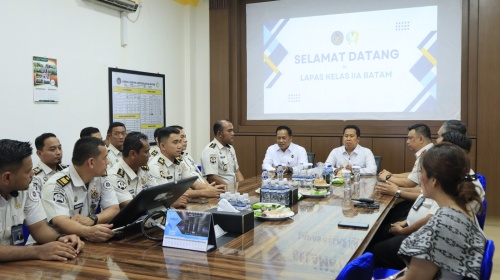 Deputi Imipas Kunjungi Lapas Batam, Bahas Overstaying dan KUHP Baru